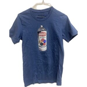 PASTE Jason Laurits XS BROOKLYN SPRAYPAINT GRAFFITI T-shirt